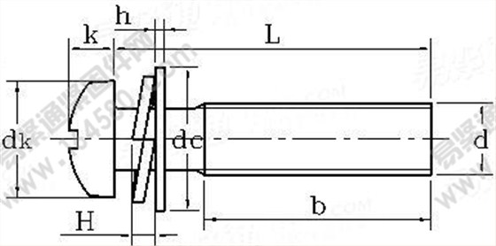 GB /T 9074.8-1988 十字槽小盤頭螺釘、平墊和彈墊組合執(zhí)行標(biāo)準(zhǔn)